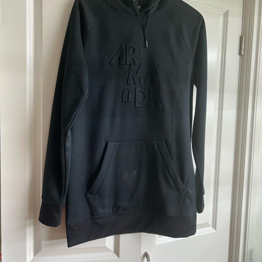 Black Armada long hooded sweater